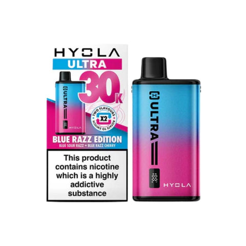 Buy cheapest online Hyola Ultra 30K Prefilled Pod Kit - Compliant June 1st (Ban Proof) Blue Razz Edition at lowest price in uk