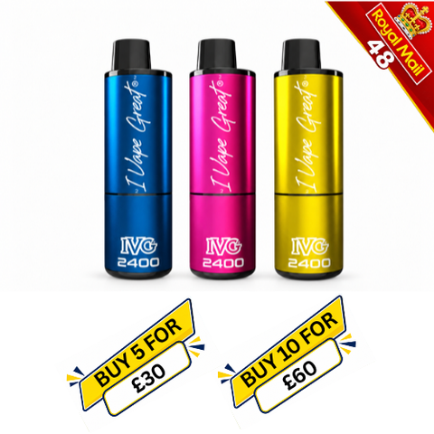 Buy cheapest online IVG 2400 4-in-1 Vape Kit at lowest price in uk