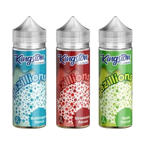 Buy cheapest online Kingston Gazillions 100ML E-Liquid Shortfill at lowest price in uk