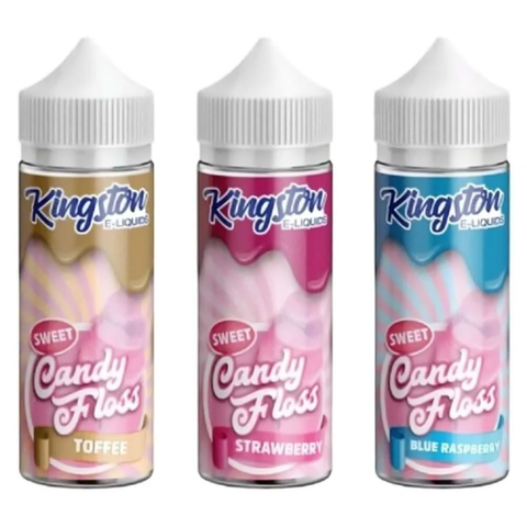Buy cheapest online Kingston Sweet Candy Floss 100ML E-Liquid Shortfill at lowest price in uk