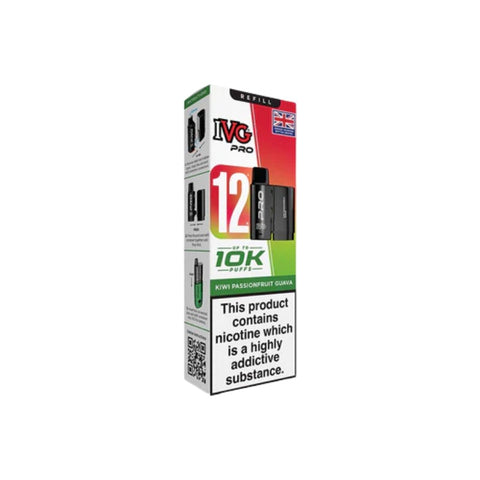 Buy cheapest online IVG Pro 12 Prefilled Pod - Compliant June 1st (Ban Proof) Kiwi Passionfruit Guava at lowest price in uk