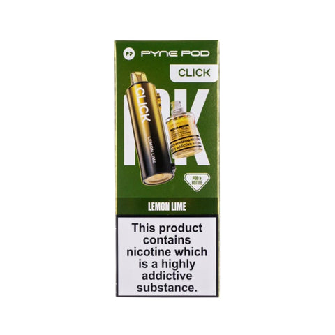Buy cheapest online Pyne Pod Click 50000 Puffs Prefilled Pods (Ban Proof) Lemon Lime at lowest price in uk