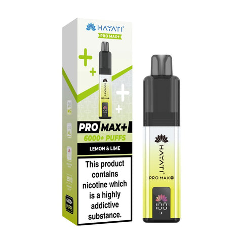 Buy cheapest online Hayati Pro Max+ 6000 Pod Kit - Complaint June 1st (Ban Proof) Lemon & Lime at lowest price in uk
