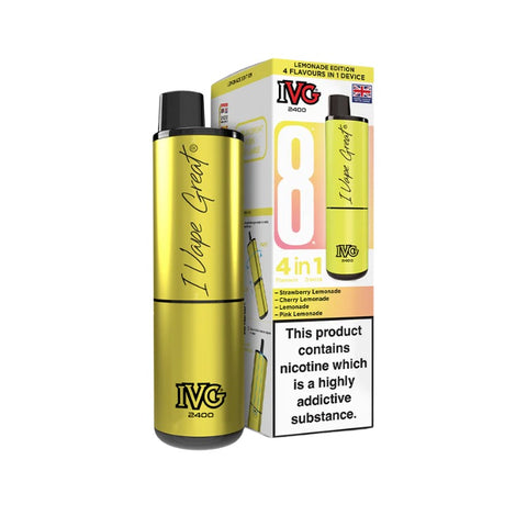 Buy cheapest online IVG 2400 Prefilled Pod Kit - Complaint June 1st (Ban Proof) at lowest price in uk