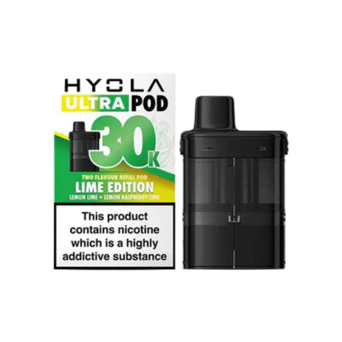 Buy cheapest online Hyola Ultra 30K Prefilled Pods - Compliant Post June 1st (Ban Proof) Lime Edition at lowest price in uk