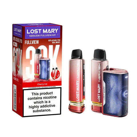 Buy cheapest online Lost Mary Nera 30K Full View Prefilled Pod Kit - Complaint June 1st (Ban Proof) Cherry Ice at lowest price in uk