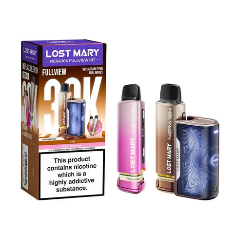 Buy cheapest online Lost Mary Nera 30K Full View Prefilled Pod Kit - Complaint June 1st (Ban Proof) Drinks Edition at lowest price in uk