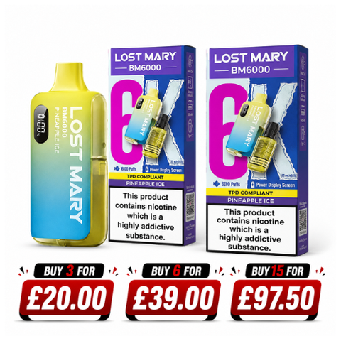Buy cheapest online Lost Mary BM6000 Prefilled Pod Kit at lowest price in uk