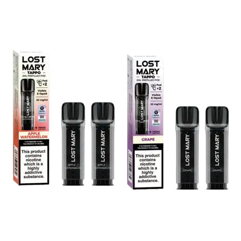 Buy cheapest online Lost Mary Tappo Pre-filled Replacement Pods - Pack of 2 at lowest price in uk
