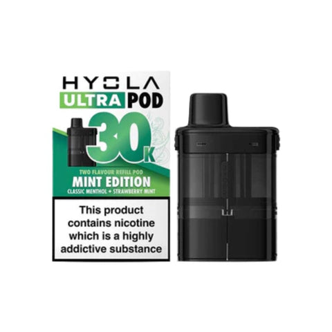Buy cheapest online Hyola Ultra 30K Prefilled Pods - Compliant Post June 1st (Ban Proof) Mint Edition at lowest price in uk