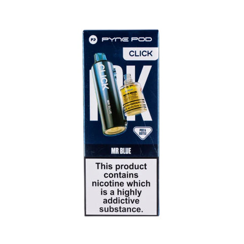 Buy cheapest online Pyne Pod Click 50000 Puffs Prefilled Pods (Ban Proof) Mr Blue at lowest price in uk