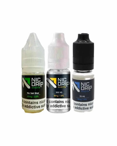 Buy cheapest online Nic Drip Shots 10ml (Any 20 for £10) at lowest price in uk