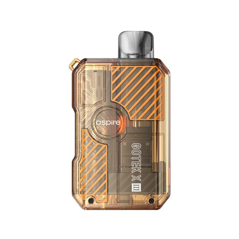 Buy cheapest online Aspire Gotek X III Pod Vape Kit Orange at lowest price in uk