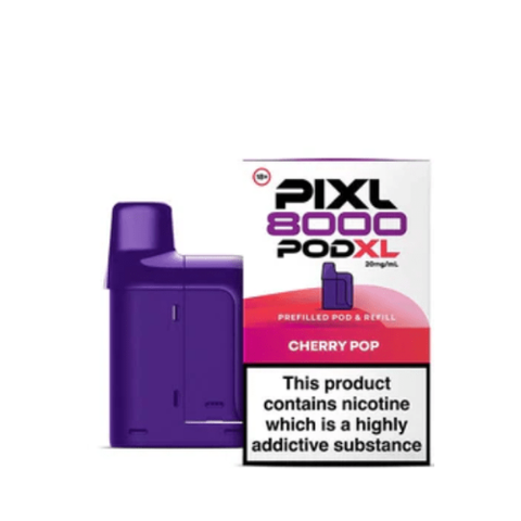 Buy cheapest online PIXL 8000 Prefilled Pods Cherry Pop at lowest price in uk