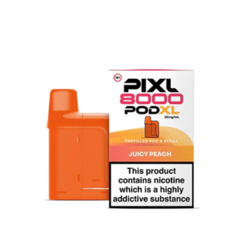 Buy cheapest online PIXL 8000 Prefilled Pods Juicy Peach at lowest price in uk