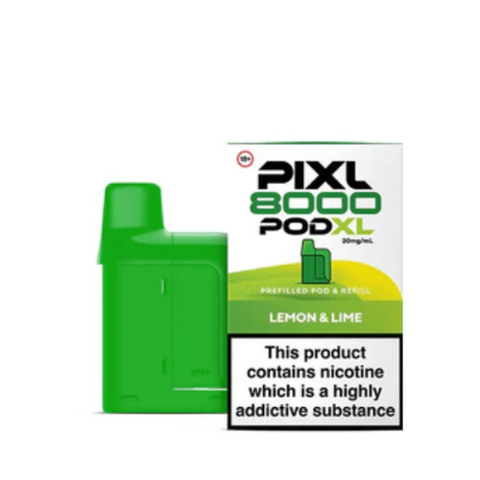 Buy cheapest online PIXL 8000 Prefilled Pods Lemon & Lime at lowest price in uk