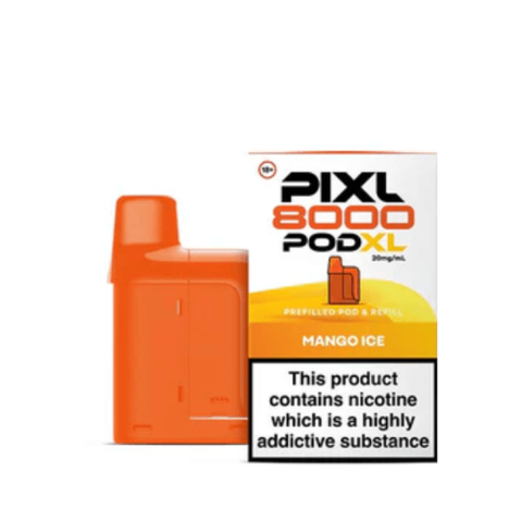 Buy cheapest online PIXL 8000 Prefilled Pods Mango Ice at lowest price in uk