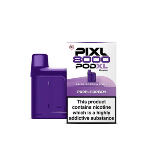 Buy cheapest online PIXL 8000 Prefilled Pods Purple Dream at lowest price in uk