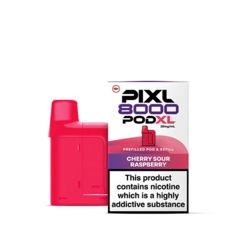 Buy cheapest online PIXL 8000 Prefilled Pods Cherry Sour Raspberry at lowest price in uk
