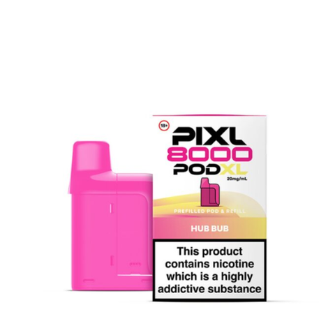 Buy cheapest online PIXL 8000 Prefilled Pods Hub Bub at lowest price in uk