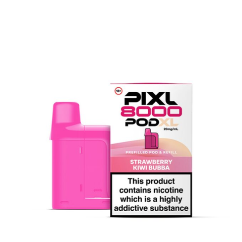 Buy cheapest online PIXL 8000 Prefilled Pods Strawberry Kiwi Bubba at lowest price in uk