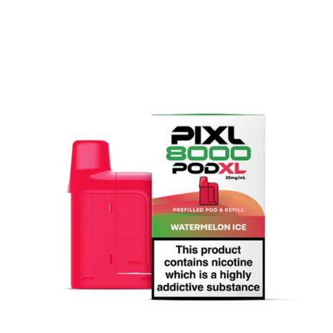 Buy cheapest online PIXL 8000 Prefilled Pods Watermelon Ice at lowest price in uk