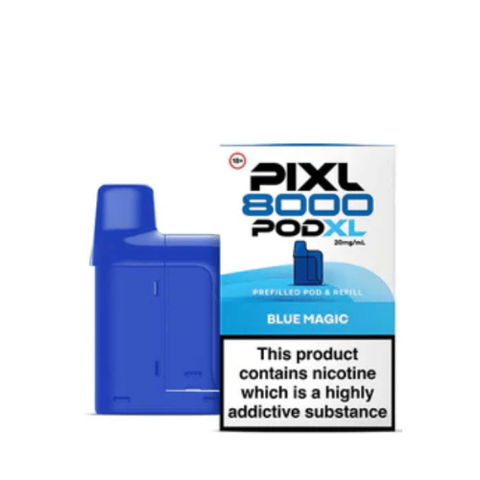 Buy cheapest online PIXL 8000 Prefilled Pods Blue Magic at lowest price in uk