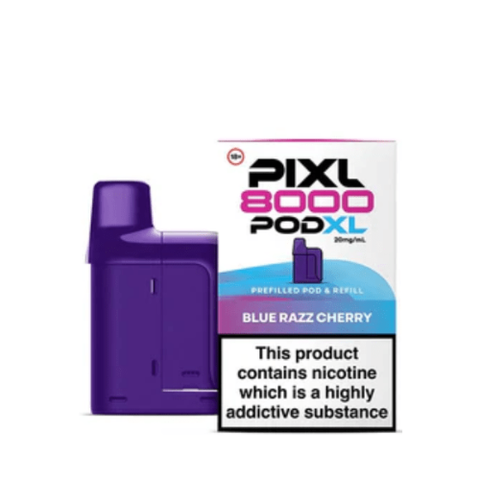 Buy cheapest online PIXL 8000 Prefilled Pods Blue Razz Cherry at lowest price in uk