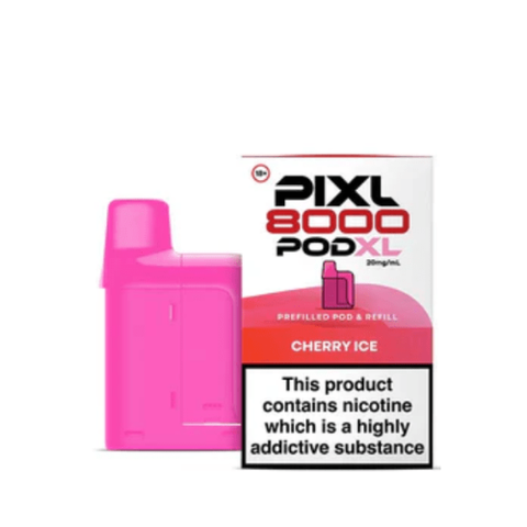 Buy cheapest online PIXL 8000 Prefilled Pods Cherry Ice at lowest price in uk