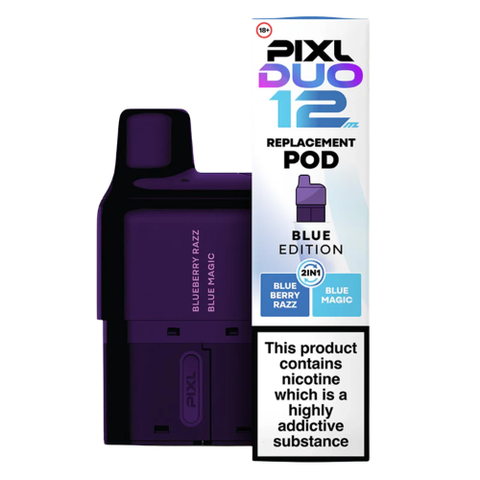 Buy cheapest online PIXL Duo 12 Prefilled Pods Blue Edition at lowest price in uk