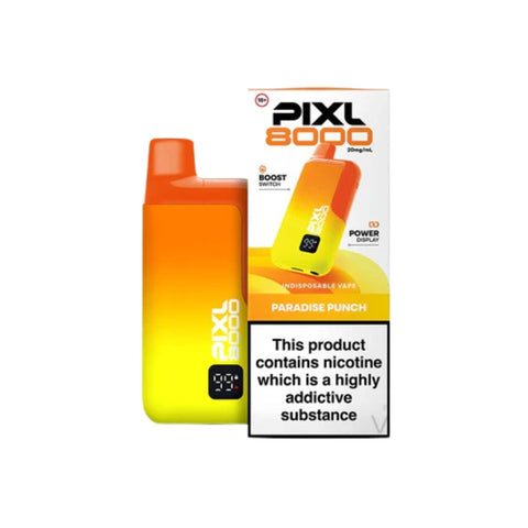 Buy cheapest online PIXL 8000 Prefilled Pod Kit- Compliant June 1st (Ban Proof) Paradise Punch at lowest price in uk