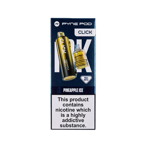 Buy cheapest online Pyne Pod Click 50000 Puffs Prefilled Pods (Ban Proof) Pineapple Ice at lowest price in uk