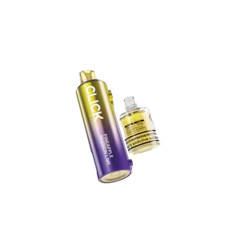 Buy cheapest online Pyne Pod Click 50000 Puffs Prefilled Pods - Complaint June 1st (Ban Proof) Pineapple Passion Lime at lowest price in uk