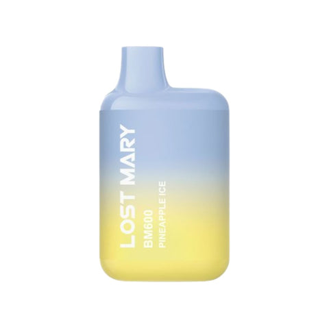 Buy cheapest online Lost Mary BM600 Puffs Pod Kit - Complaint June 1st (Ban Proof) Pineapple Ice at lowest price in uk