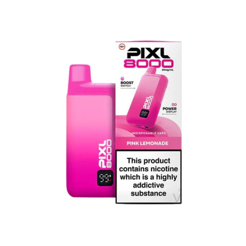 Buy cheapest online PIXL 8000 Prefilled Pod Kit- Compliant June 1st (Ban Proof) Pink Lemonade at lowest price in uk