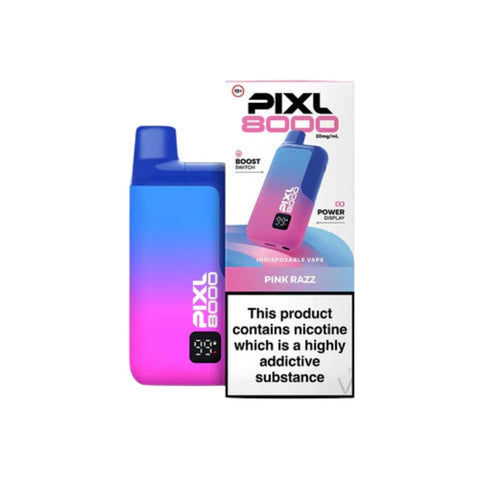 Buy cheapest online PIXL 8000 Prefilled Pod Kit- Compliant June 1st (Ban Proof) Pink Razz at lowest price in uk