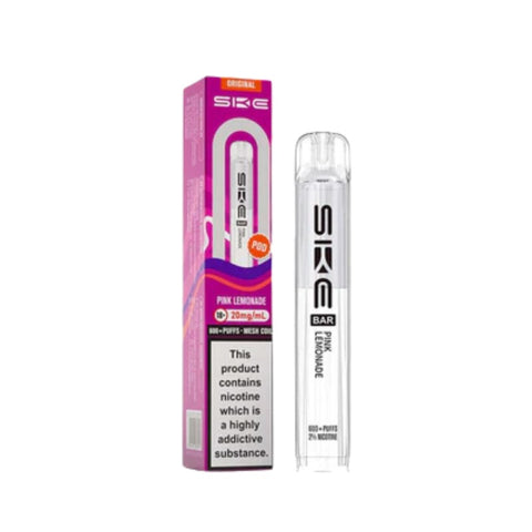Buy cheapest online Ske Crystal 600 Prefilled Pods (Ban Proof) Pink Lemonade at lowest price in uk