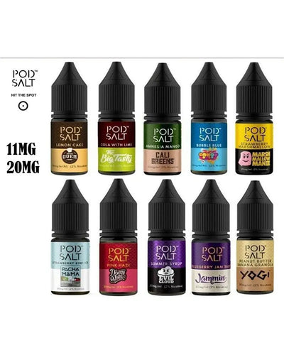 Buy cheapest online Pod Salt Nic Salts 10ml (Any 10 for £15.99) at lowest price in uk