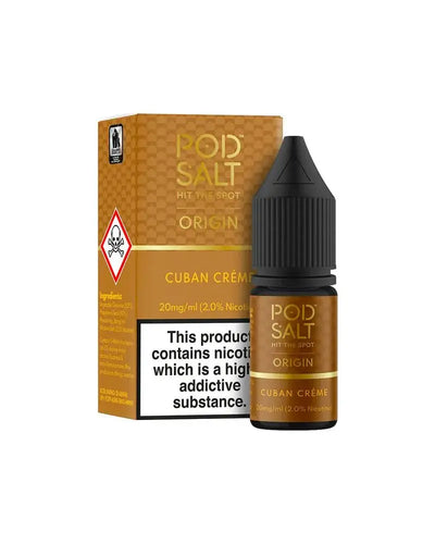 Buy cheapest online Pod Salt Origin Nic Salts 10ml-Any 10 for £15.99 at lowest price in uk