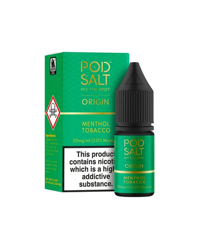 Buy cheapest online Pod Salt Origin Nic Salts 10ml-Any 10 for £15.99 at lowest price in uk