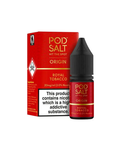 Buy cheapest online Pod Salt Origin Nic Salts 10ml-Any 10 for £15.99 at lowest price in uk