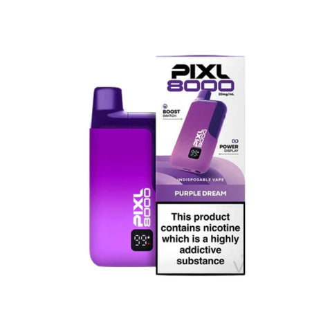 Buy cheapest online PIXL 8000 Prefilled Pod Kit- Compliant June 1st (Ban Proof) Purple Dream at lowest price in uk