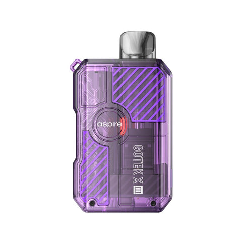 Buy cheapest online Aspire Gotek X III Pod Vape Kit Purple at lowest price in uk