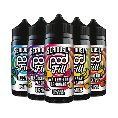 Buy cheapest online Seriously Pod Fill 100ml E-liquids at lowest price in uk