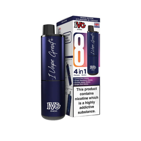 Buy cheapest online IVG 2400 Prefilled Pod Kit - Complaint June 1st (Ban Proof) at lowest price in uk