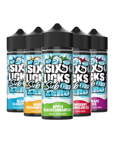 Buy cheapest online Six Licks Sub Zero 100ml at lowest price in uk