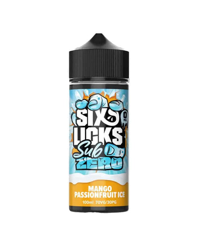 Buy cheapest online Six Licks Sub Zero 100ml at lowest price in uk
