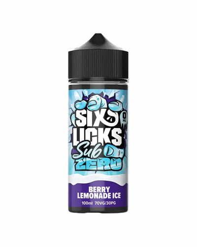 Buy cheapest online Six Licks Sub Zero 100ml at lowest price in uk