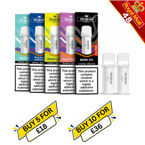 Buy cheapest online Ske Crystal Pro 600 Prefilled Pods at lowest price in uk