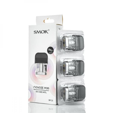 Smok Novo X DC 0.8 ohm MTL Replacement Pods - Pack of 3